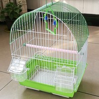 Vente de cage à oiseaux suspendue de style moderne et luxueux, grande taille, pour l'élevage de perroquets, emballage inclus