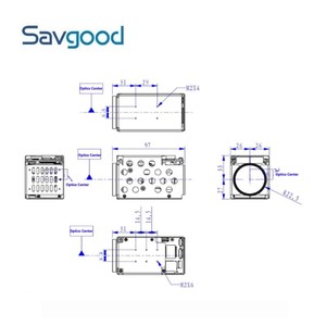 Savgood 1/1.8 "4MP Độ Phân Giải Cao 20X Siêu Ánh Sáng Thấp Eis 6.5-130Mm Mạng Mipi Khối Máy Ảnh Mô-đun Trọng Lượng Nhẹ SG-ZCM4020NMI - Product Image 2