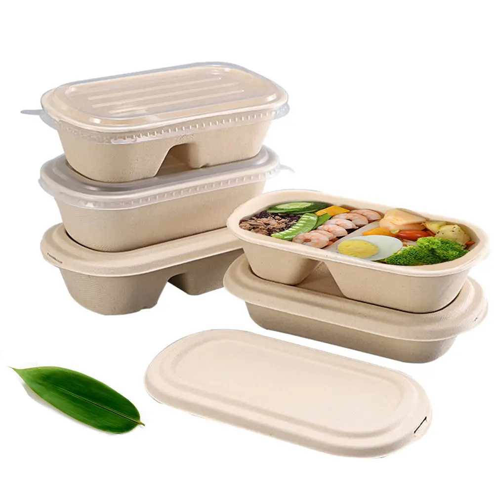 RUIBAMBOO caja de comida Produkte China Großhandel Küche Aufbewahrung sbox Lebensmittel Lunchboxen Einweg behälter mit Deckel für Lebensmittel