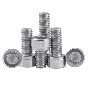 Din912 M6 * 20 Mét 304 Thép không gỉ hình lục giác ổ cắm cap vít 16 mét chiều dài allen key Bolt ô tô bu lông sản xuất đồ nội thất - Product Image 1