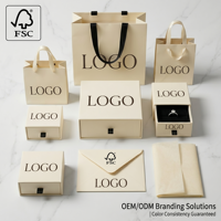 Caja de Joyería de Cartón Rígido de Lujo con Forro de Satén, Logotipo Personalizado con Estampado en Caliente, Empaque para Joyería de Diseñador