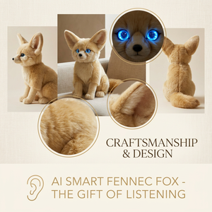 Ive Cuteyeah Juguete de Peluche de Mapache Eléctrico con Lente Luminosa Sensible al Tacto, Multilingüe, Chat Instantáneo, Personalizado para Niños - Product Image 5