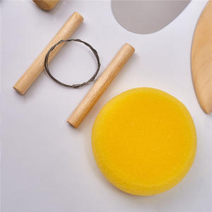 طقم نحت لنحت الطين والفخار مكون من 8 قطع للوازم الفنية المدرسية للأطفال والطلاب في النوادي - Product Image 5