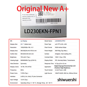 ขายส่งหน้าจอ LCD เกรด A+ ขนาด 23.1 นิ้ว รุ่น LD230EKN FPN1 LD230EKS FPN1 LD230EKE FPA1 DV231FHM NV1 NV0 DV231FHB NV0 VTF231BJ02 EV232ZZM <span class=keywords><strong>N10</strong></span> - Product Image 4