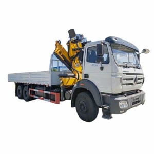 รถบรรทุกติดเครนพับได้ Beiben 6x4 พร้อมเครนสำหรับขาย - Product Image 3