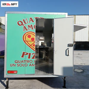 Food truck entièrement équipé, four à pizza, friteuse, certifié DOT CE VIN, cuisine mobile pour concession de hot-dogs. - Product Image 4