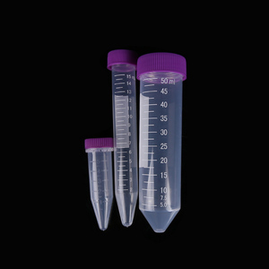 Tubo de centrífuga de plástico de 15 ml con tapa de rosca graduada para uso en laboratorio - Product Image 4