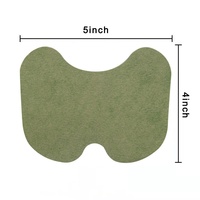 Patch chauffant pour genou en herbes d'armoise, en tissu non tissé respirant, pour la récupération sportive et le soutien articulaire, vente en gros