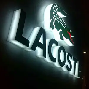 3D Illuminated Signboard Fashion Store Backlit Logo Letter Advertising Sign