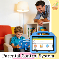 Nouvelle tablette éducative Android 12 de 10,1 pouces pour enfants, 3 Go + 64 Go, processeur MTK Octa Core, batterie 4000 mAh, Wi-Fi 5G, écran IPS 1280x800, bleu/rose, garantie 1 an