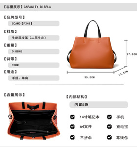 Bolsos cruzados de diseñador de moda, bolsos de hombro de cuero genuino de alta calidad, bolsos de mano casuales para mujer - Product Image 2