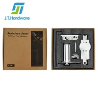 Système 3 SS Auto-Fermant Charnière à Pivot Hydraulique Réglable à 360 Degrés pour Porte Lourde