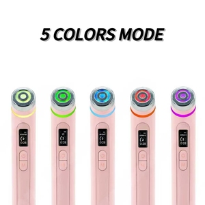 2025 Neues Rosa Handgehaltenes Aufladbares Booster Pro Hautpflege-Gerät 6-in-1 Multifunktionales Augen- und Gesichtsmassagegerät - Product Image 4