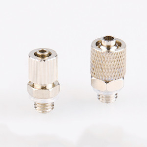 Sannes Mini Quick Connect Couplings Copper For Sock Knitting Machines Pneumatic Hose Fittings - Product Image 1