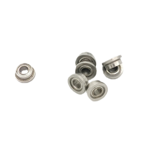 Rodamiento de Bolas de Ranura Profunda de Una Hilera con Mini Brida de Acero Cromado FR133ZZ P0 Precisión C0 Espaciado 3/32 X 3/16 X 3/32 - Product Image 2