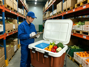 Économisez 50 % sur le fret : Boîte isotherme légère en PP de 58 L, moulée par injection, durable, pour la logistique 3PL et la livraison en chaîne du froid - Product Image 4