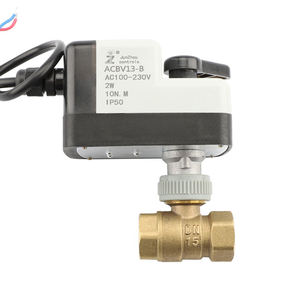 Vanne à boisseau sphérique DN15 <span class=keywords><strong>2</strong></span>, vanne à boisseau sphérique électrique à température moyenne avec actionneur électrique de contrôle de débit - Product Image 2