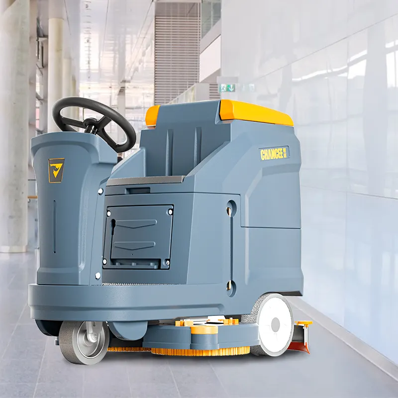 Automatic Floor Scrubber Micro Commercial Cleaning Machine For Carpet With Popular Design Ride On Polishing Machine