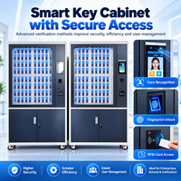 Casier intelligent RFID commercial pour la gestion des propriétés, la sécurité des hôtels et des bureaux avec système de reconnaissance d'empreintes digitales et de mot de passe