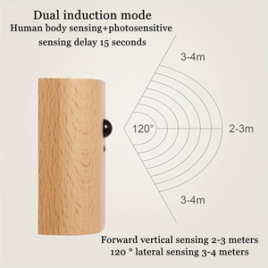 Fábrica al por mayor LED Cuerpo humano Inducción Luces nocturnas inteligentes <span class=keywords><strong>Sensor</strong></span> interior Luz de pared - Product Image 5