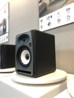 Speaker Monitor Studio Audio Profesional, Penutup Depan Streamline, Mengurangi Kebisingan HF, Seimbang, XLR TRS RCA, Monitor Rekaman