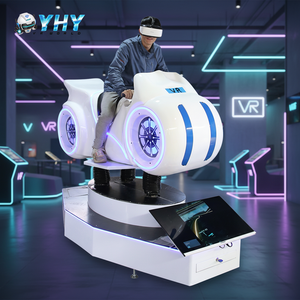 Simulateur <span class=keywords><strong>de</strong></span> course <span class=keywords><strong>de</strong></span> <span class=keywords><strong>moto</strong></span> VR avec écran <span class=keywords><strong>de</strong></span> 32 pouces en fibre <span class=keywords><strong>de</strong></span> verre pour intérieur, lumière bleue, mouvement 3 DoF - Product Image 1
