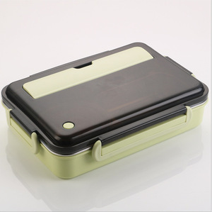 Fiambrera de acero inoxidable 304 de gran capacidad, caja de trabajo específica para bento, cafetería para estudiantes, con tazón para sopa - Product Image 2