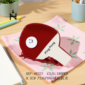 Fermacapelli con impugnatura per palline da ping pong da 8,5 cm per donne e ragazze - Product Image 3