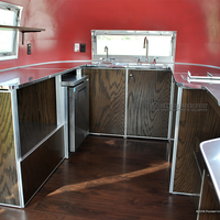 Nouveau design de remorque de concession camion de nourriture mobile à bas prix café Pizza Taco fromage cuisine chariot de nourriture remorque vintage personnalisée