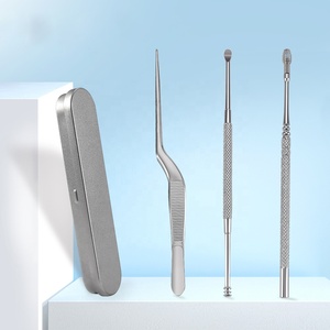 Kit Profesional <span class=keywords><strong>de</strong></span> Limpieza <span class=keywords><strong>de</strong></span> Oídos <span class=keywords><strong>de</strong></span> 3 Piezas, Herramienta <span class=keywords><strong>de</strong></span> Acero Inoxidable para Extraer <span class=keywords><strong>Cera</strong></span> - Product Image 4