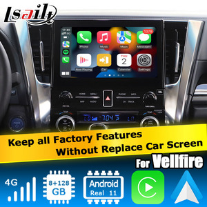 Android 13 8 + 128GB Carplay kotak antarmuka Video otomatis Android untuk Toyota Alphard Vellfire AH30 9.2 inci 2018 inci 2022 dengan Lsailt - Product Image 2