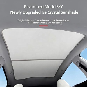 XLX Nouvelle housse <span class=keywords><strong>pare</strong></span>-<span class=keywords><strong>soleil</strong></span> pour Tesla Model 3/Y Highland, protection <span class=keywords><strong>triangulaire</strong></span> anti-chaleur et anti-UV pour toit, accessoire automobile en place - Product Image 4