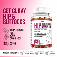 Gummies OEM pour le soutien des hanches et des courbes, compléments de beauté et de mise en forme pour adultes, marque privée personnalisée, gummies pour femmes