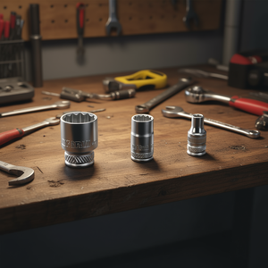 Fervi Polygonal <b>Socket</b> Wrench Normal Series 12mm 10mm 8mm Chrome Vanadium Steel - Product Image 3