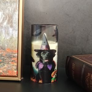 Bougies à LED d'Halloween à piles-Ensemble <span class=keywords><strong>de</strong></span> 3 tailles, télécommande, effet <span class=keywords><strong>de</strong></span> flamme réaliste pour fête et cadeau - Product Image 4