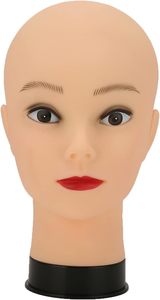 Mannequin <span class=keywords><strong>chauve</strong></span> pour l'affichage de perruques, modèle de tête <span class=keywords><strong>chauve</strong></span> pour l'affichage de perruques, chapeaux, lunettes - Product Image 2