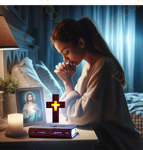 Novelty Gift <b>RGB</b> LED Starry Night Bedroom Light Cordless Magnetic Levitation Floating Cross Touch <b>Control</b> Eco-Friendly Dimmable - Product Image 2