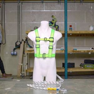 Ceinture de sécurité pour travaux <span class=keywords><strong>en</strong></span> hauteur, cordes de sécurité, crochet, escalade <span class=keywords><strong>en</strong></span> plein air, harnais à trois points pour électricien, équipement de construction - Product Image 5