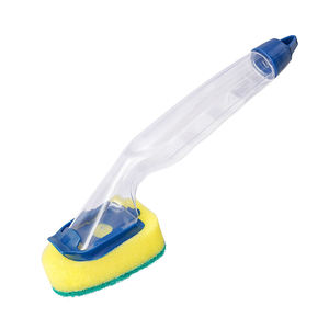 Lavapavimenti in plastica con Dispenser <span class=keywords><strong>per</strong></span> sapone impugnatura antigraffio <span class=keywords><strong>spazzola</strong></span> spugna <span class=keywords><strong>per</strong></span> lavaggio <span class=keywords><strong>piatti</strong></span> da cucina <span class=keywords><strong>per</strong></span> pentole e padelle - Product Image 1