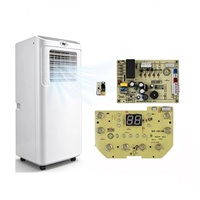 Controlador de Compresor de Aire Acondicionado Portátil FR4 con PCBA de Enfriamiento Único, Controlador de Ventilador Doble y Función de Monitoreo Remoto