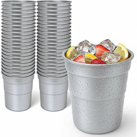 Tasse à bière en aluminium colorée avec logo personnalisé, tasse en aluminium Top Cop pour l'Allemagne, la Géorgie, Moon Cutwater Spirits, tasse de stade