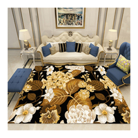 Tapis antidérapant décoratif pour salon, accessoire de sol moderne avec impression de logo personnalisé, couleur artistique, imprimé en 3d