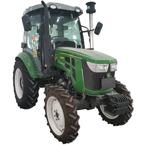 90hp 4WD cuatro rueda agrícola multifuncional gran granja taxi cabina tractor para venta