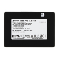 Micron 5300 PRO 480G/960G/1.92T/3.84T/7.68T SATA 2.5" SSD d'entreprise 540 Mo/s en lecture 95K IOPS 3D TLC 1 DWPD