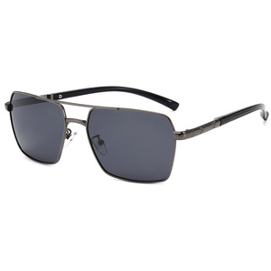 Gafas de sol de aviador metálicas con lentes polarizadas TAC, protección UV400 para pesca, deportes al aire libre, ciclismo, unisex - Product Image 3