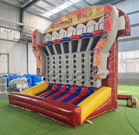Jeu de fléchettes gonflable Plinko nouveautés Team Building Pinko jeux Boho Jumpy châteaux à vendre