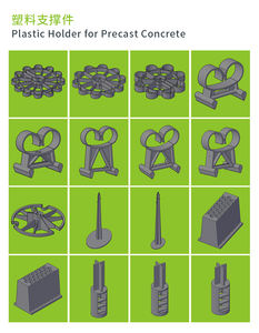 Espaciadores de silla de barras de refuerzo de plástico Espaciador de barras de refuerzo de plástico de 70mm a 170mm para cubierta de hormigón - Product Image 5