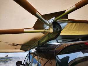 Tenda da sole da viaggio per auto fuoristrada 4WD 600D Oxford tende da sole a <span class=keywords><strong>270</strong></span> gradi per il campeggio all'aperto - Product Image 4