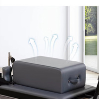 Lit de Pilates Réformateur Ajustable en Alliage d'Aluminium Gain de Place pour Entraînement du Core, Pliable, Marque OBG, Garantie 3 Ans, Modèle OBG-112, 40KG