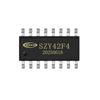 Carte de vœux multimédia et d'enregistrement audio personnalisée SIZEYUAN SZY42F4 avec puce sonore, changeur de voix, OTP, éclairage IC 7IO -40~85C